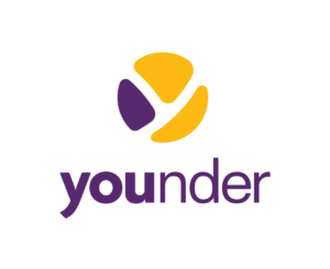 Logotipo Younder vertical